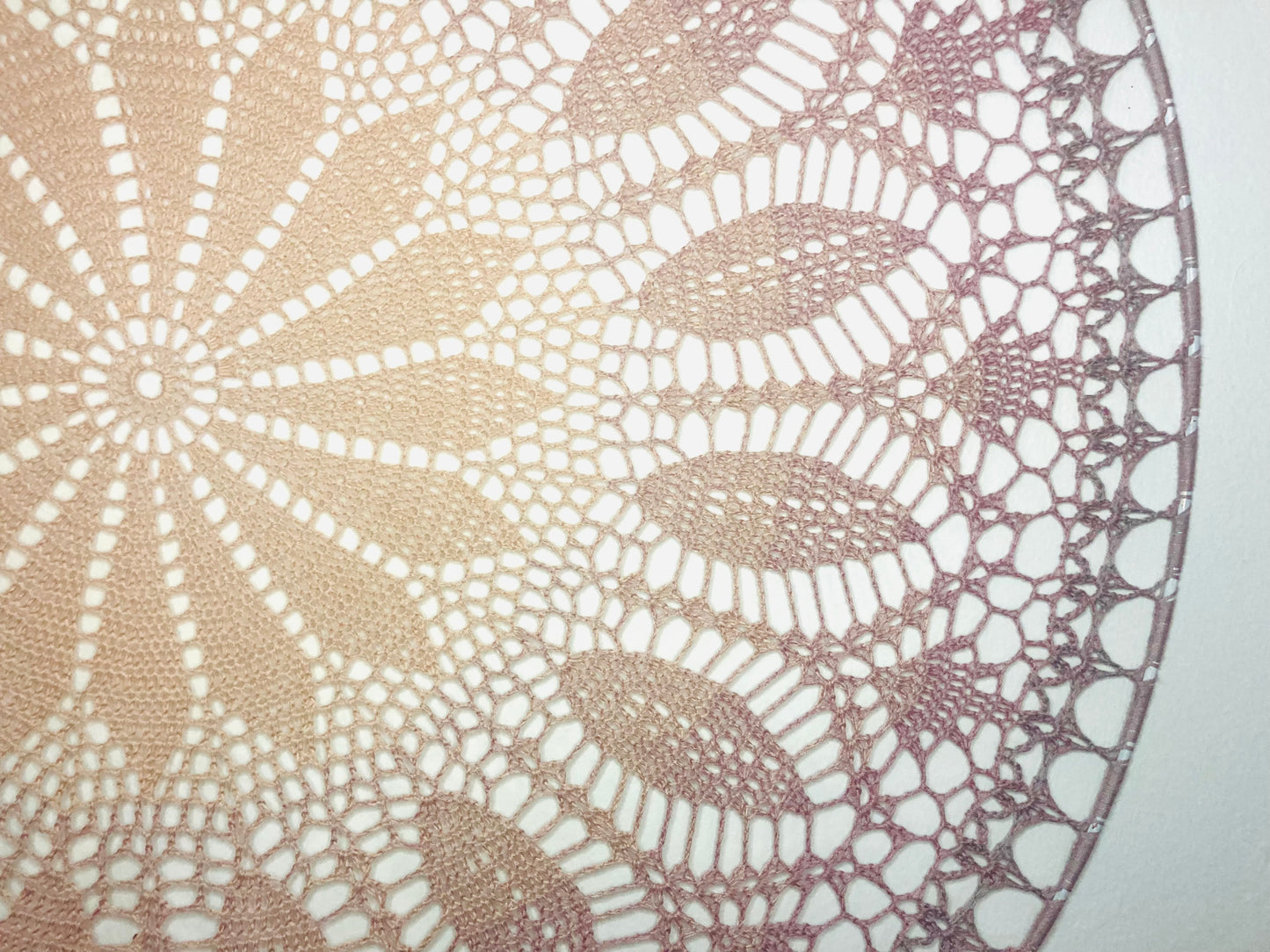 Florales Häkel-Mandala