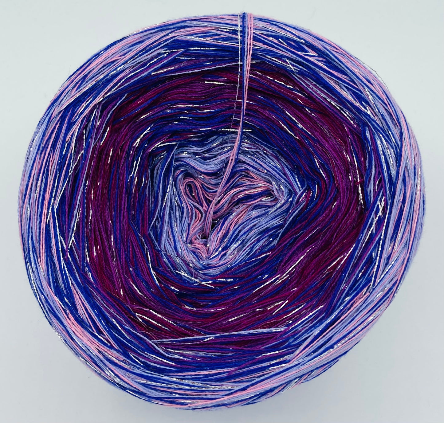 Fische mit silbernem Lurex