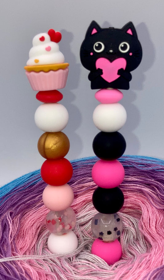 ergo- nomische Valentinstag-Häkelnadeln, Nadelstärke 3,5