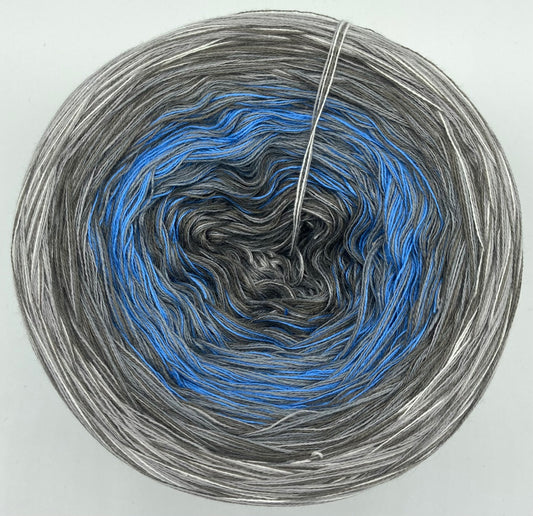Grau/Blau meliert