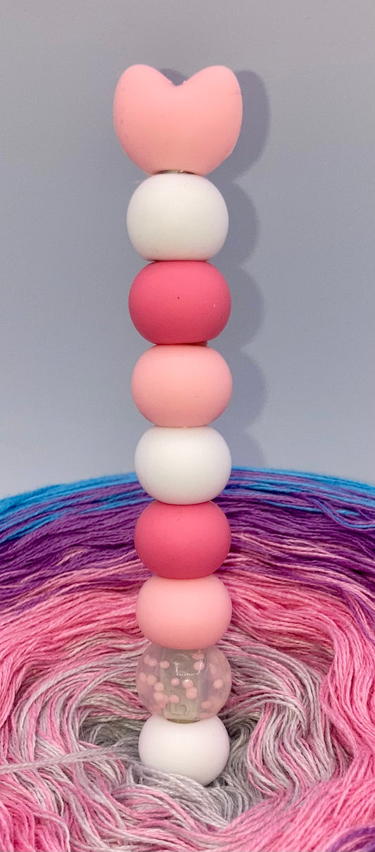 ergo- nomische Valentinstag-Häkelnadeln, Nadelstärke 5