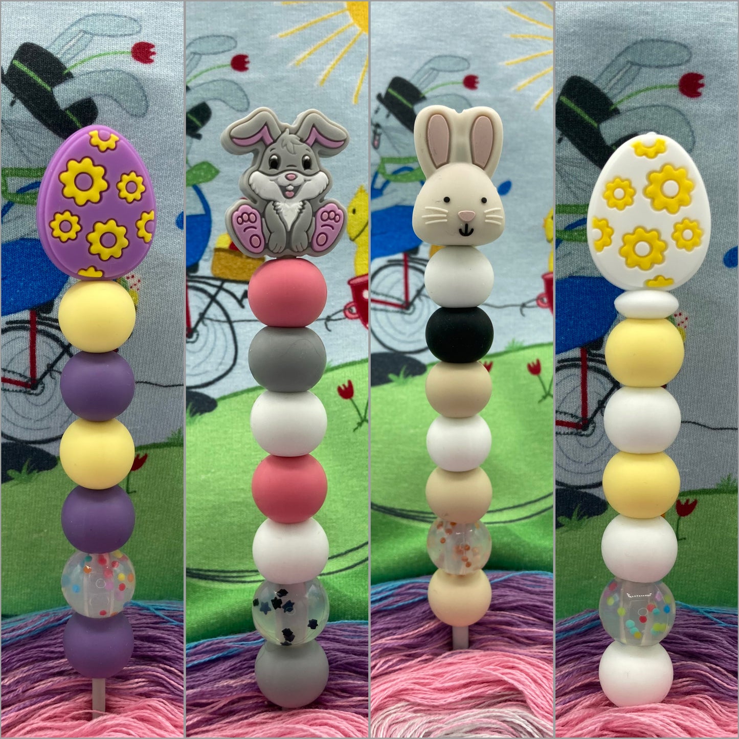 🐣  ergo- nomische Oster-Häkelnadeln, Nadelstärke 4 🐣